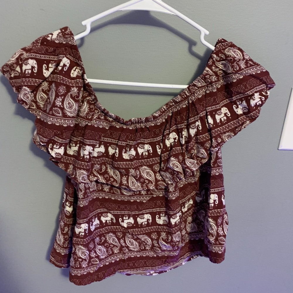 off the shoulder top